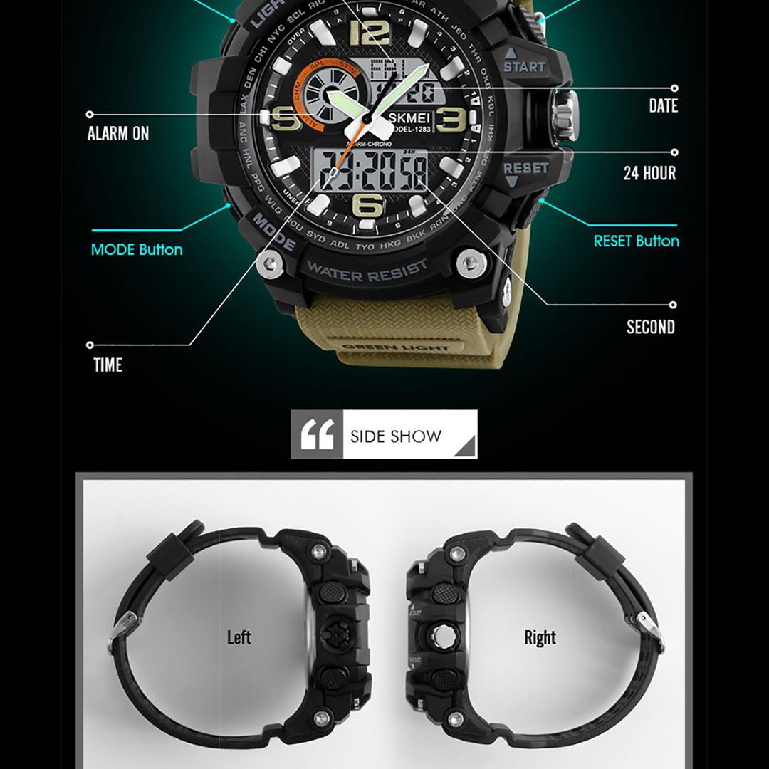 ساعت مچی دیجیتال اسکمی مدل S-1283 -  - 2