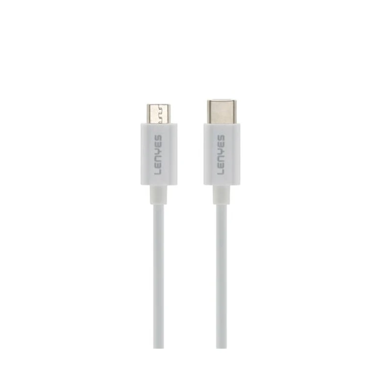 کابل تبدیل microUSB به USB-C لنیز مدل LC701 TC-v8 طول 1 متر