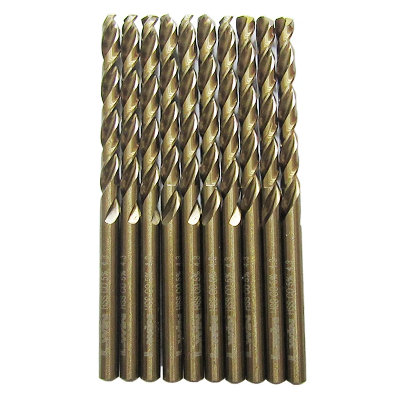 مته کبالت الوین کد L-W4.3 سایز 4.3 میلی متر بسته 10 عددی