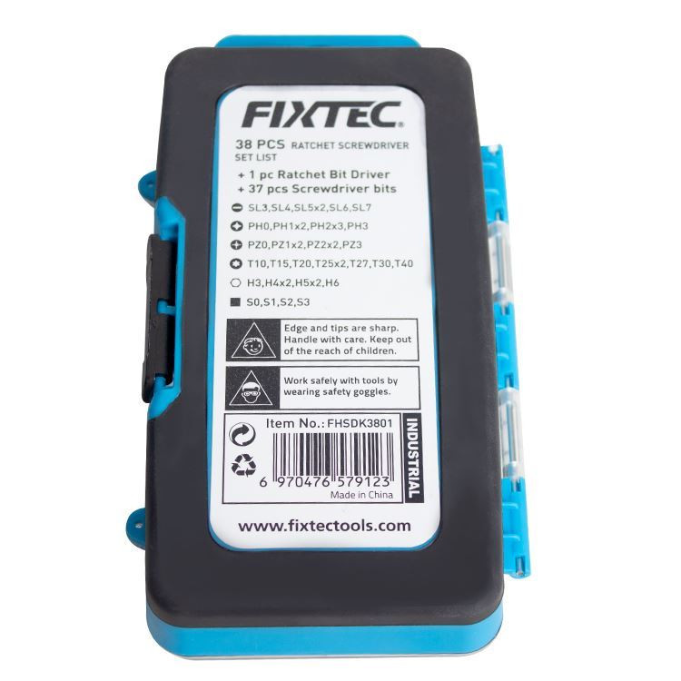 پیچ گوشتی فیکس تک مدل FHSDK3801 مجموعه 38 عددی