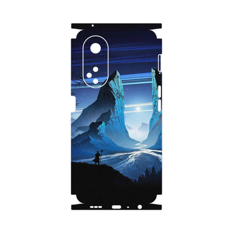 برچسب پوششی ماهوت مدل Blue Mountains Digital Art-FullSkin مناسب برای گوشی موبایل اپو A98