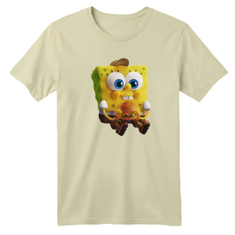 تی شرت آستین کوتاه بچگانه مدل باب اسفنجی کد ۵