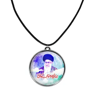 گردنبند خندالو مدل تصویر رهبر کد 25962586
