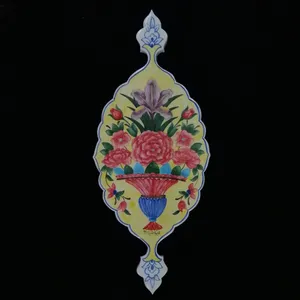 دیوارکوب سرامیکی هیوا طرح ترنج کد 11115435