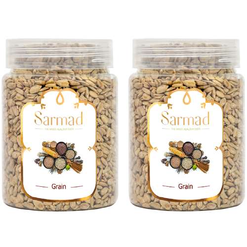 مغز تخمه آفتابگردان خام ممتاز سرمد - 900 گرم بسته 2 عددی