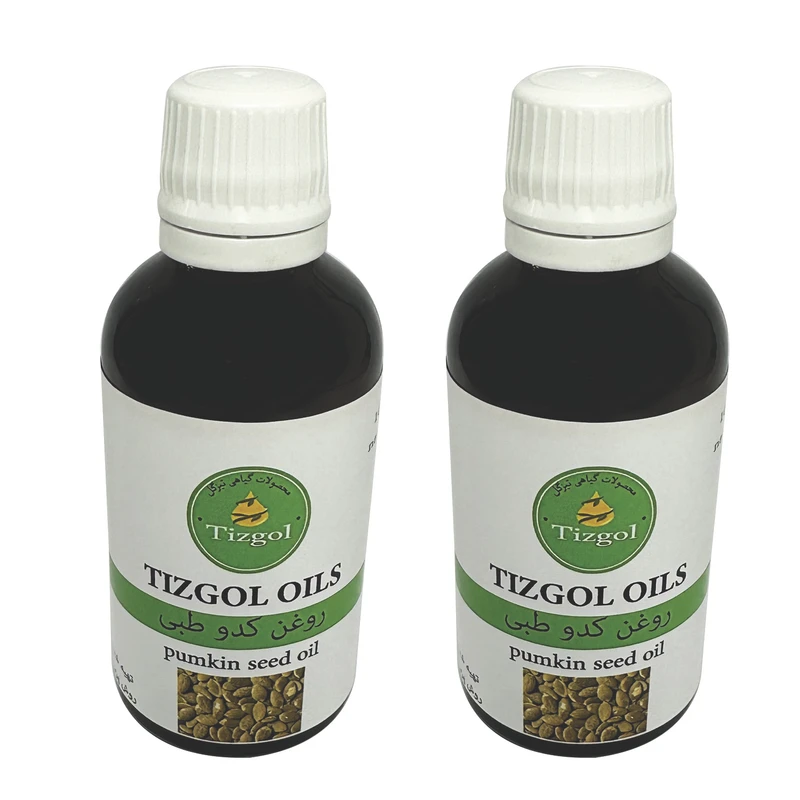 روغن کدوطبی تیزگل مدل 003 حجم 100 میلی لیتر بسته 2 عددی