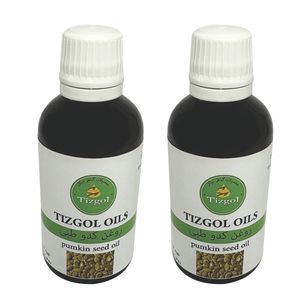 روغن کدوطبی تیزگل مدل 003 حجم 100 میلی لیتر بسته 2 عددی