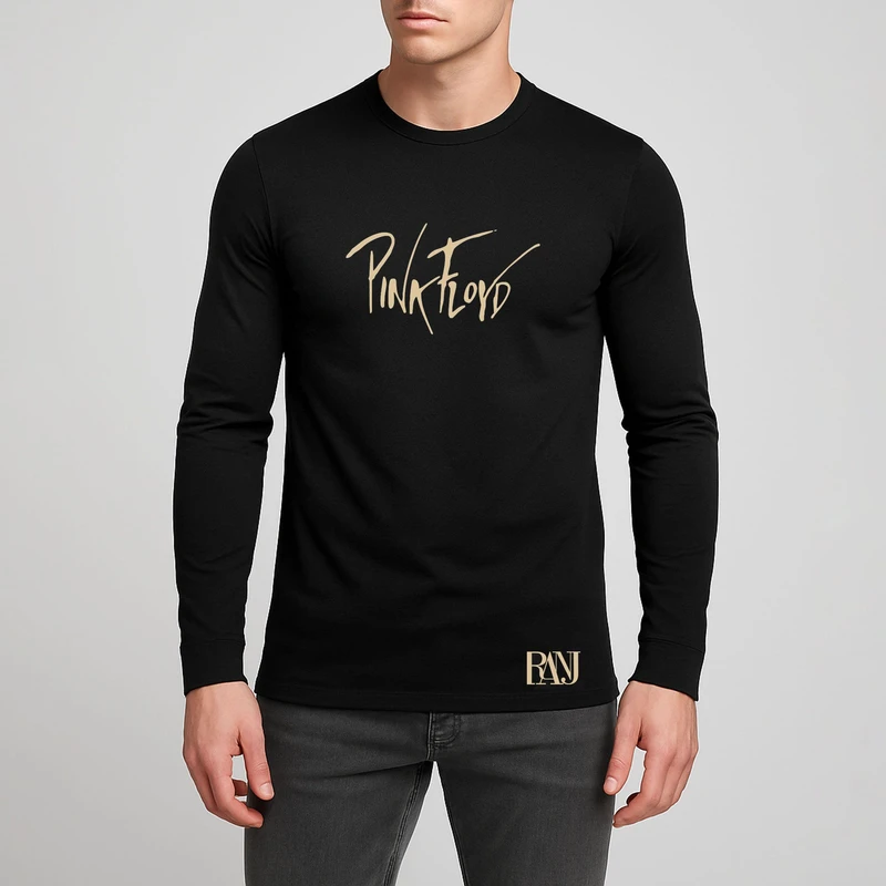 تی شرت آستین بلند مردانه رانژ مدل 22RA14D11M-2888-04 رنگ مشکی