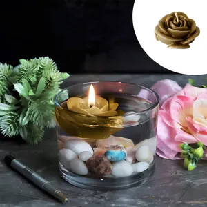 شمع مدل گل رز شناور کد Roz-1
