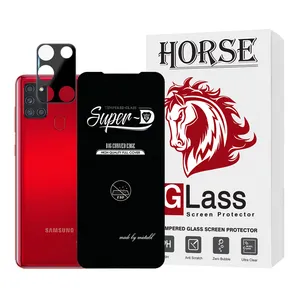 Horse SUPLNFUHO Screen Protector With Camera Lens Protector For Samsung Galaxy A21s