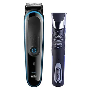 ماشین اصلاح موی صورت و سر و بدن براون مدل 3980new به همراه خط زن و خودتراش ژیلت مدل Styler