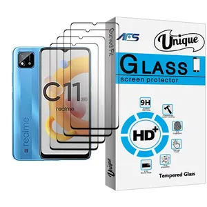 AFS Unique Glass MIX004 Screen Protector For Realme C11 (2021) Pack Of 4