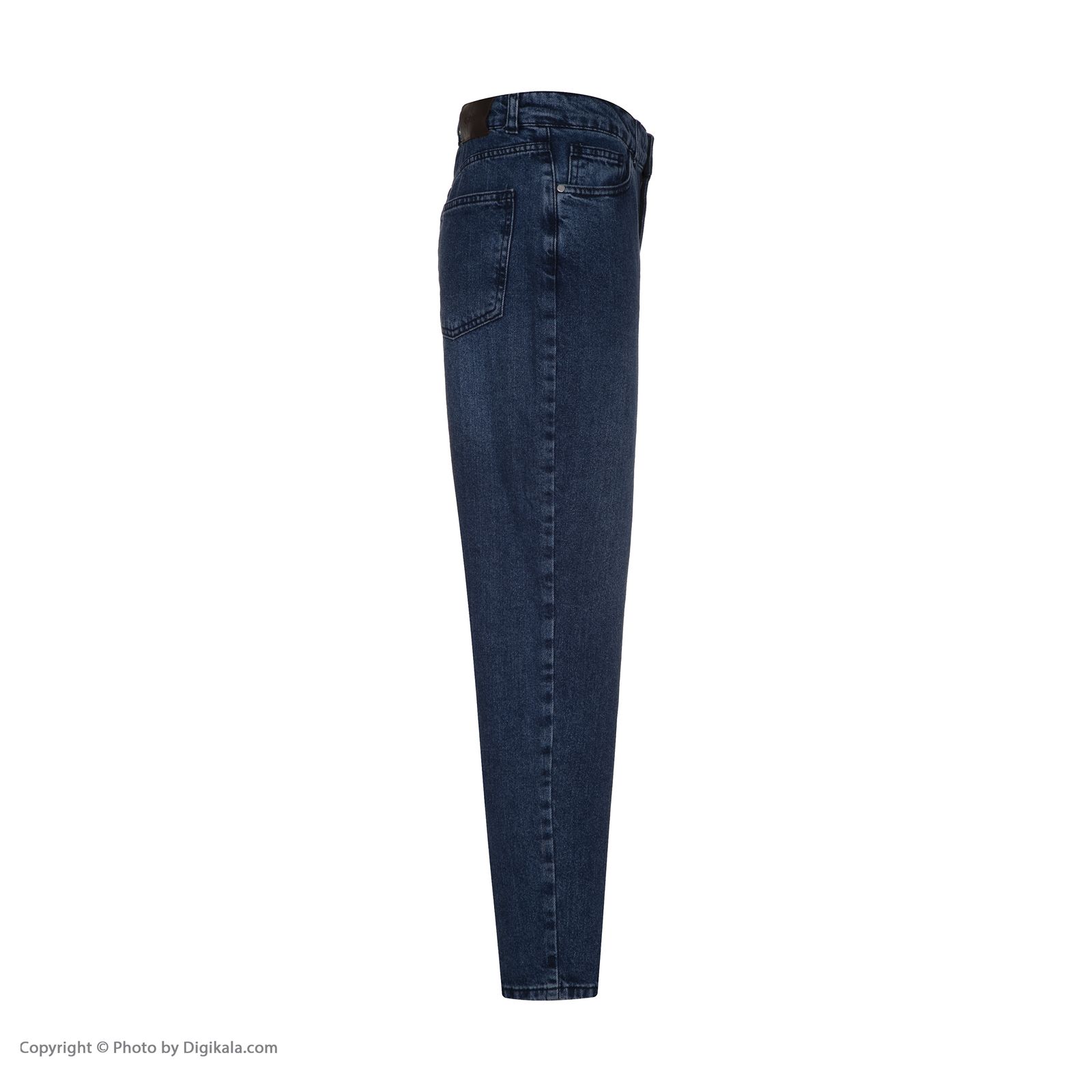 شلوار جین مردانه گری مدل جین مام استایل رنگ آبی -  - 3