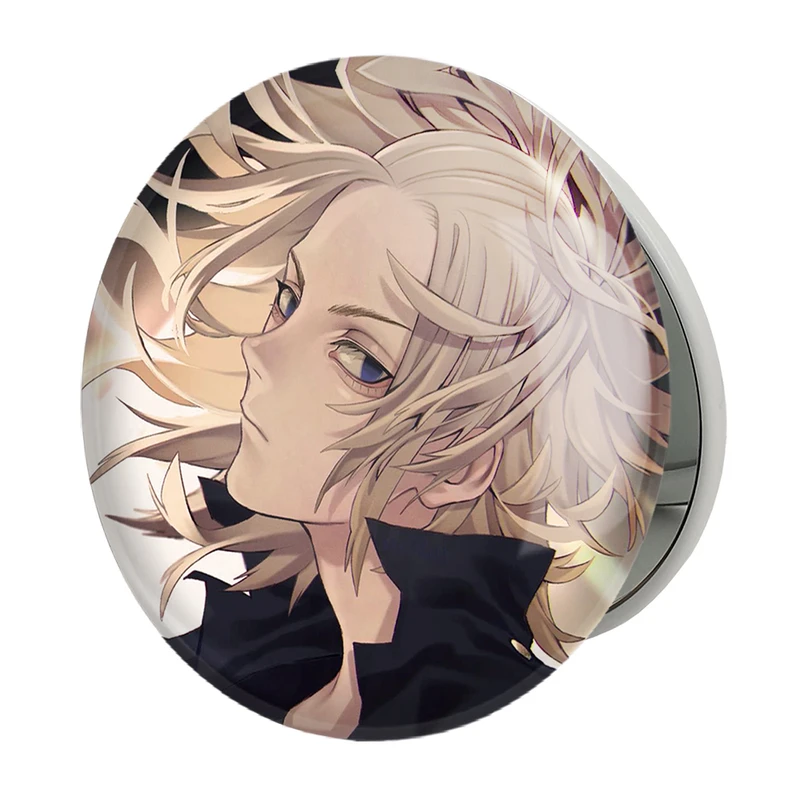 آینه جیبی خندالو طرح مایکی انیمه توکیو ریونجرز مدل تاشو کد 11176 