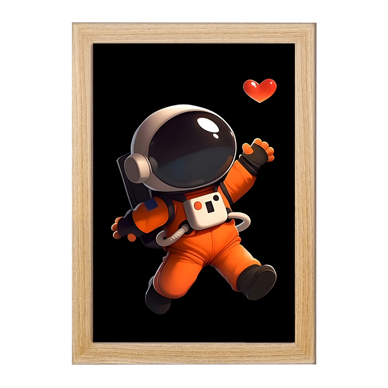 تابلو خندالو مدل فضانورد کد F7062