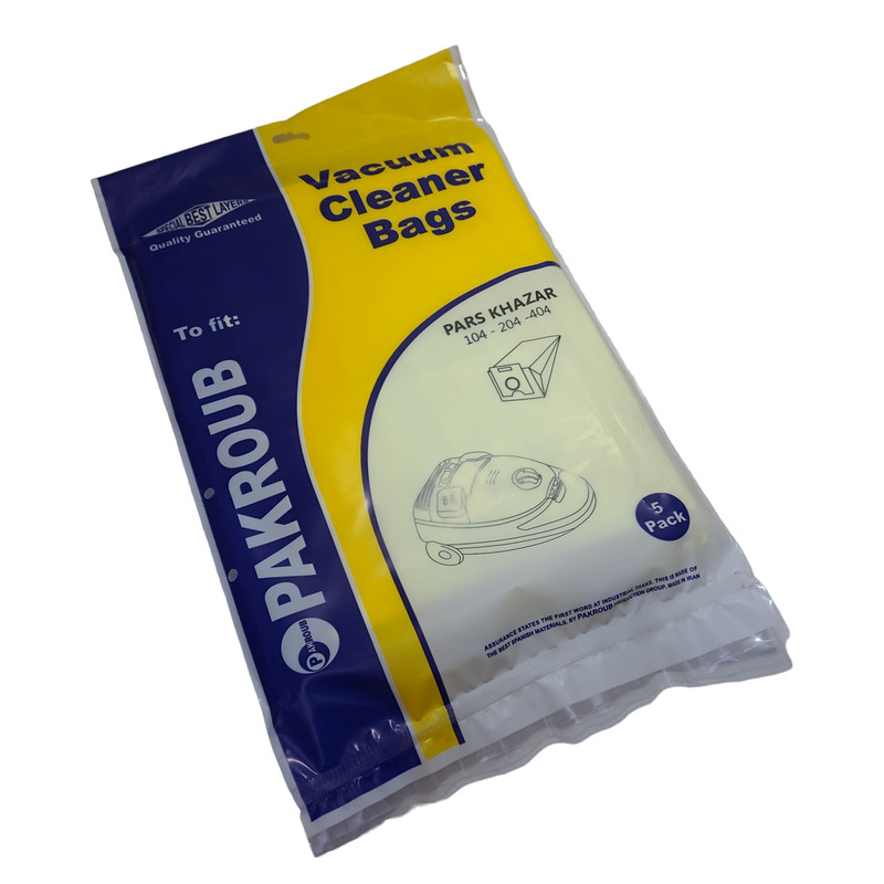 پاکت جاروبرقی مدل 104 مناسب جاروبرقی های پارس خزر بسته 5 عددی پاکت جاروبرقی مدل 104 مناسب جاروبرقی های پارس خزر بسته 5 عددی