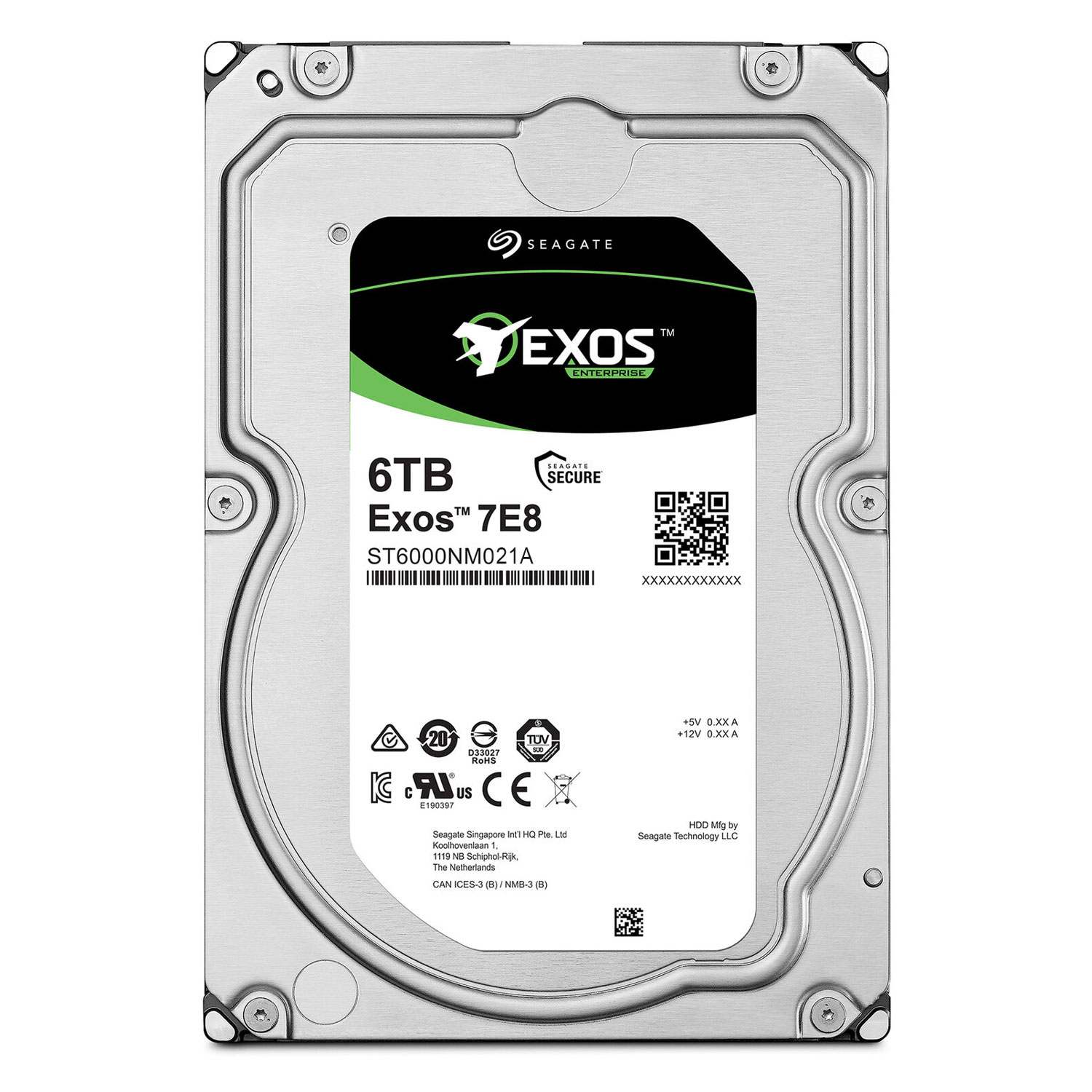 هارد دیسک اینترنال سیگیت مدل Exos 7E8 ST6000NM021A ظرفیت 6 ترابایت