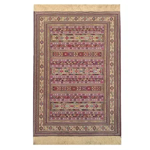 گلیم دستباف یک متری طرح سوزنی مدل AA256