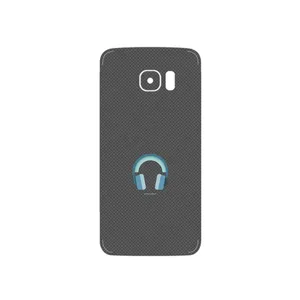 MAHOOT Minimal Headphone Icon Cover Sticker for Samsung Galaxy S7 Edge