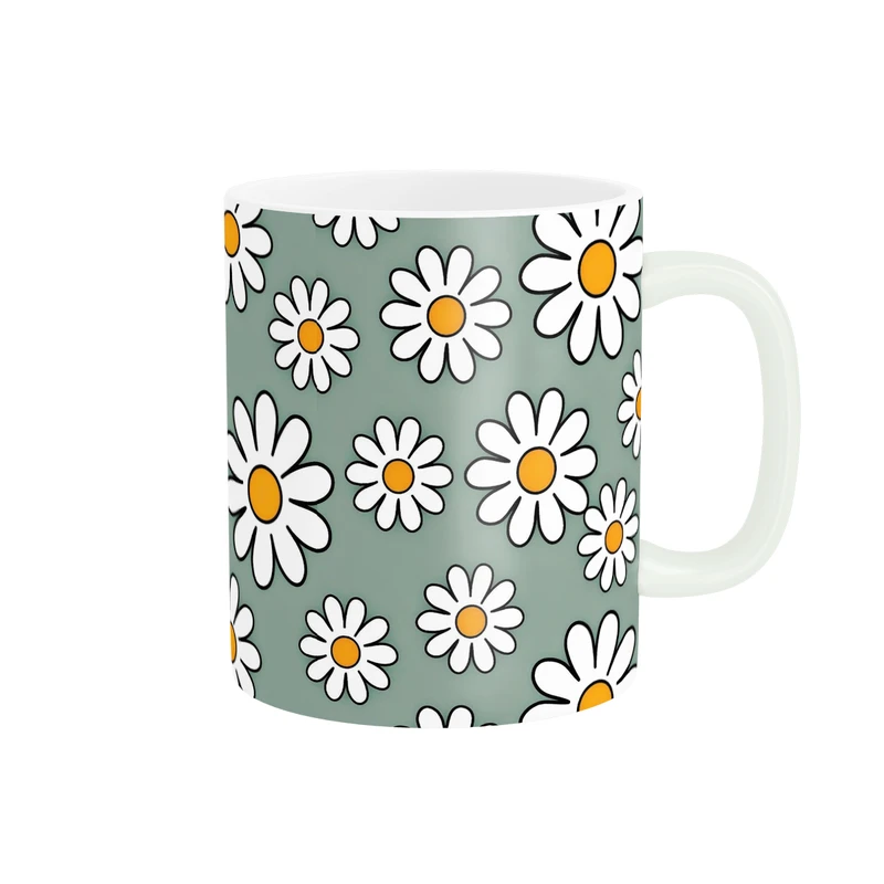 ماگ پاد آفرین مدل گل کد DKC791