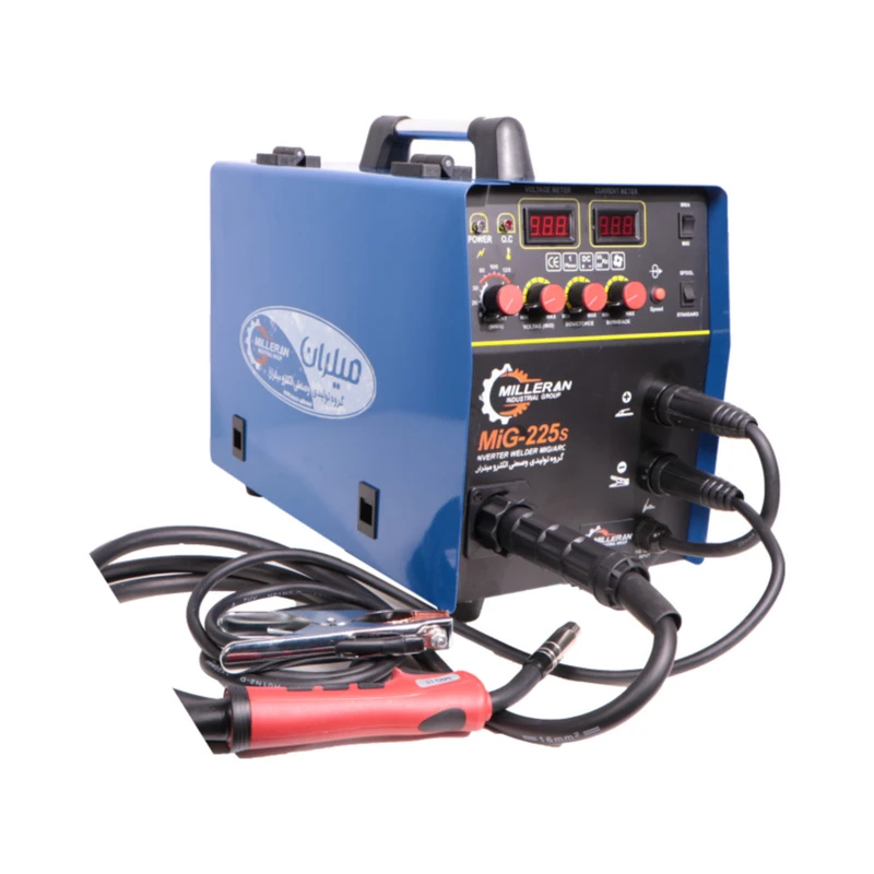 دستگاه جوش 225 آمپر الکترومیلران مدل  دوکاره CO2 الکترود کد MIG- 225