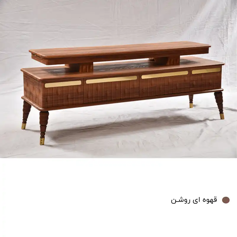 میز تلویزیون میز چوب مدل هرمس