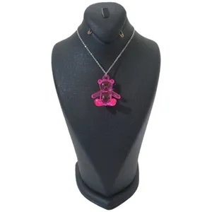 گردنبند دخترانه مدل تدی سه بعدی 