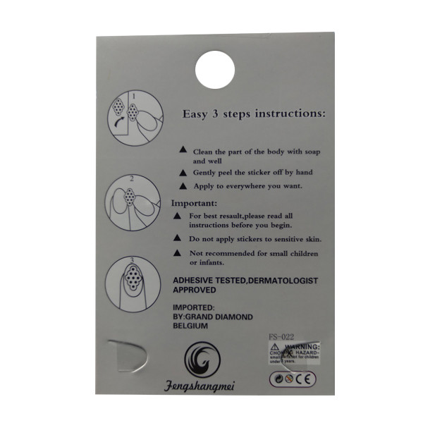 استیکر طراحی ناخن جنگشانگمئی کد XY-1137