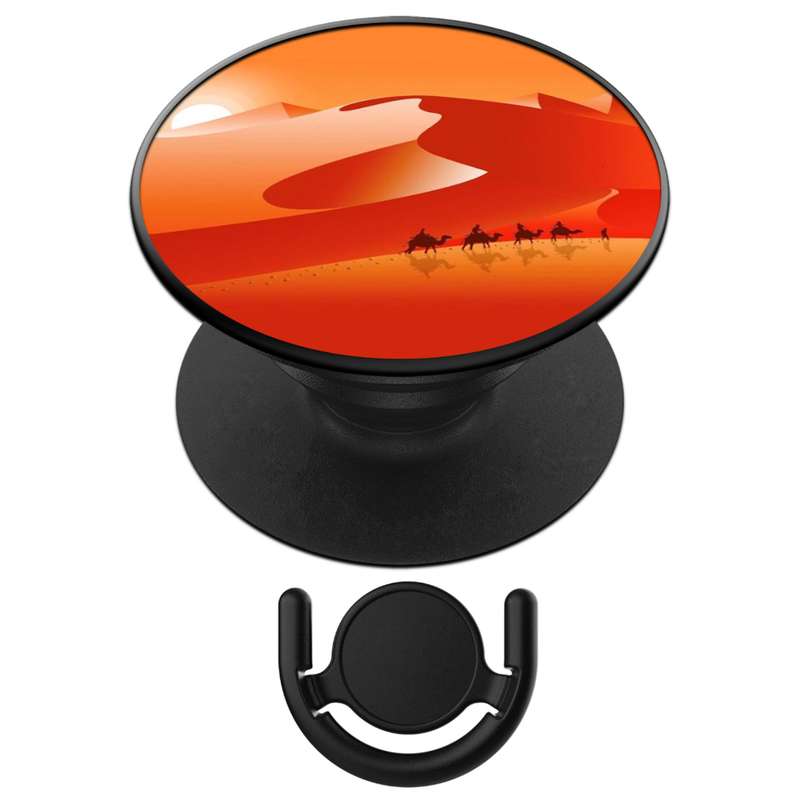 پایه نگه دارنده گوشی موبایل پاپ سوکت آکام مدل APSC02042 به همراه پاپ کلیپ