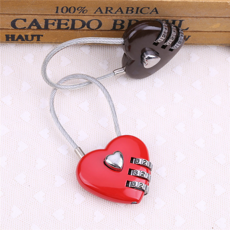 قفل آویز مدل قلب سیمی
