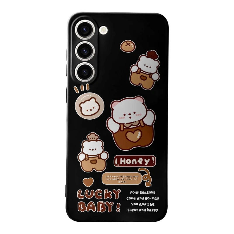 کاور قاب گارد طرح خرس تپل کد a8323 مناسب برای گوشی موبایل سامسونگ Galaxy S23