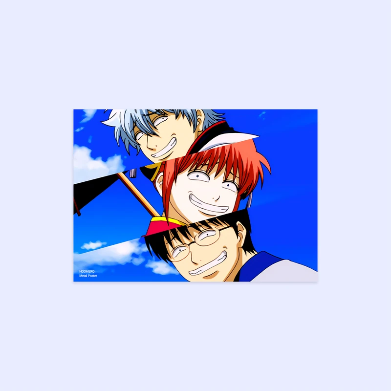 پوستر هومرو مدل فلزی طرح انیمه Gintama کد PS1236