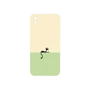 MAHOOT Minimal Internet Cat Icon Cover Sticker for Honor 8S