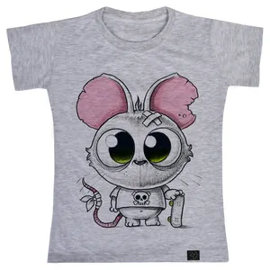 تی شرت آستین کوتاه دخترانه 27 مدل اسکیت باز کد V184