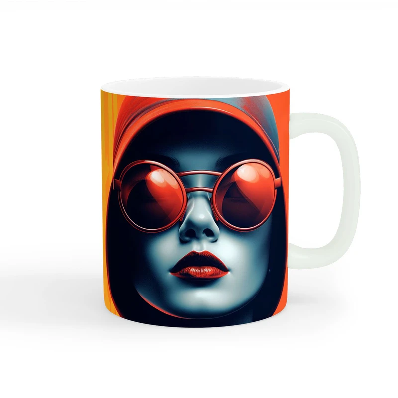 ماگ طرح دخترانه شگفت انگیز کد wall-8181