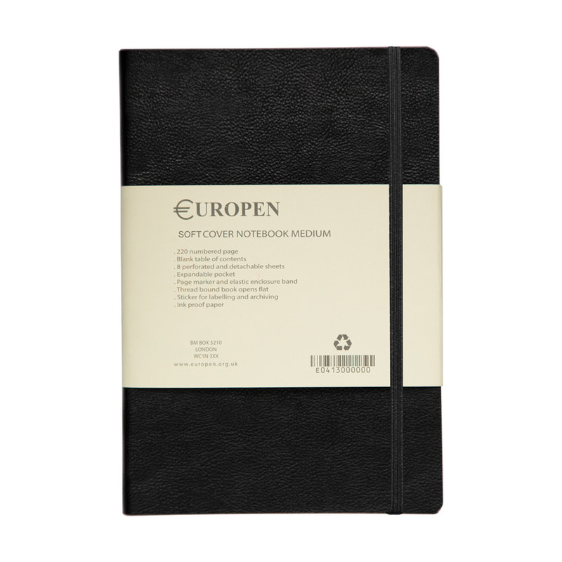 دفتر یوروپن مدل SOFTCOVER MEDIUM