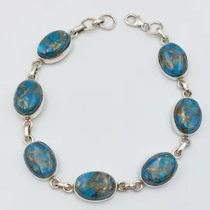 دستبند نقره زنانه مدل اتمی کد 20270