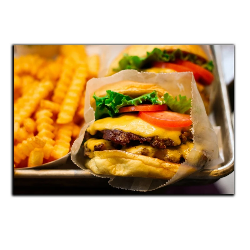 تابلو شاسی بکلیت طرح فست فود دوبل برگر مدل SH-5013