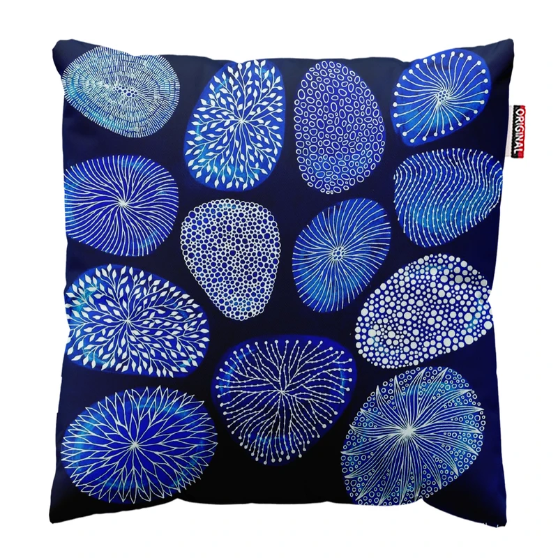 کوسن پاد آفرین مدل فانتزی طرح دریا کد PK303672 سایز 30*30 سانتی متر