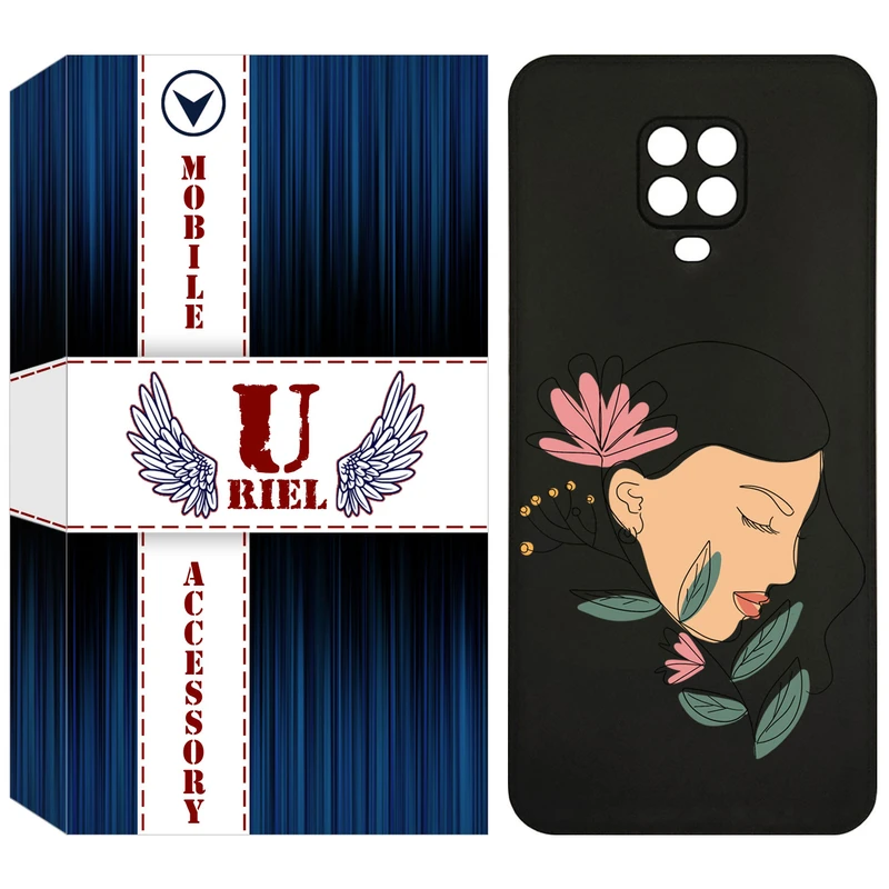 کاور یوریل مدل KSH کد 53 طرح صورت زن مناسب برای گوشی موبایل شیائومی Redmi Note 9S / Redmi Note 9 Pro / Redmi Note 9 Pro Max