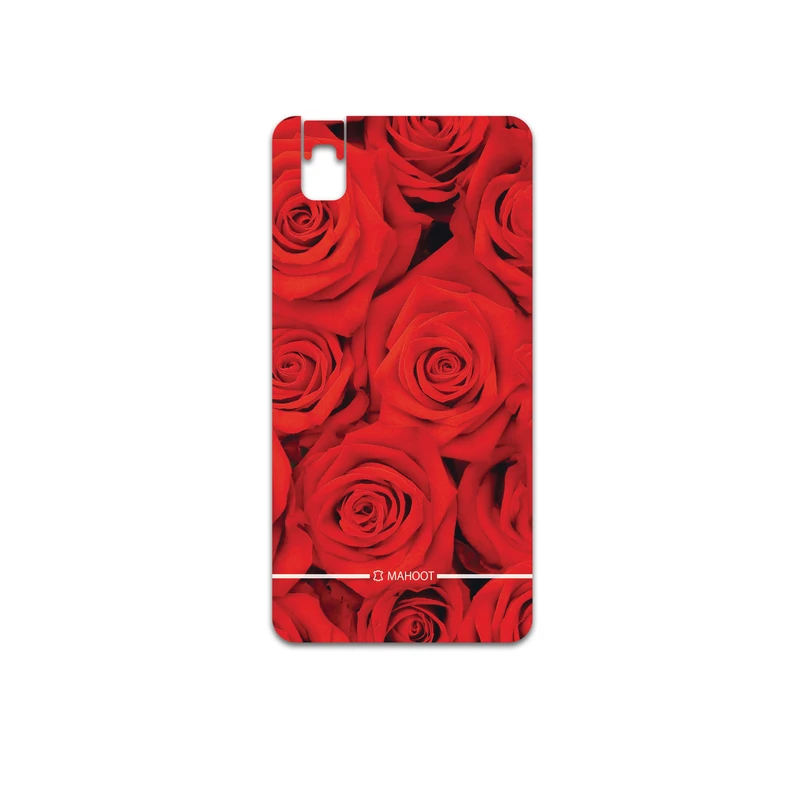برچسب پوششی ماهوت مدل Red-Flower مناسب برای گوشی موبایل هوآوی Shot X