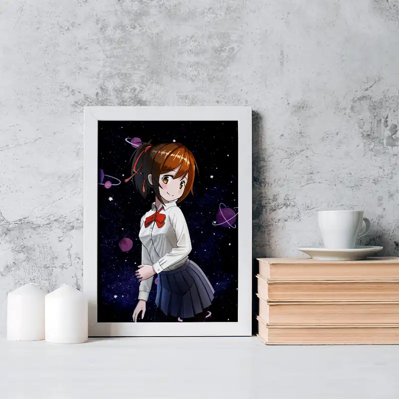 تابلو خندالو مدل میتسویا میامیزو انیمه یورنیم نام تو کد 16281