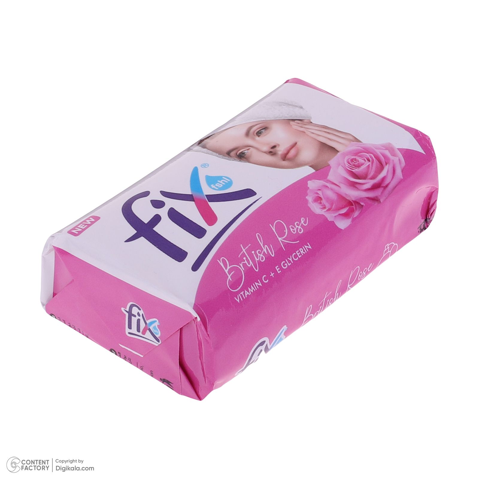 صابون شستشو فیکس مدل British Rose وزن 90 گرم بسته 6 عددی -  - 4