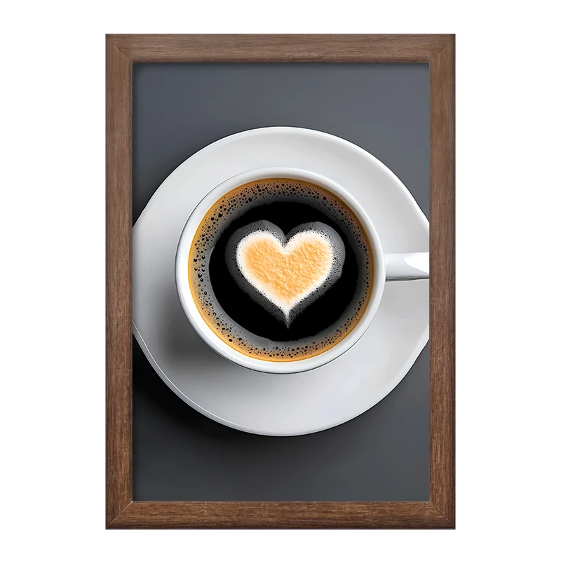 تابلو خندالو طرح فنجان قهوه کد F12881