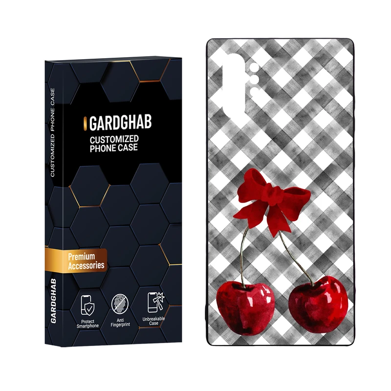 کاور گارد قاب مدل دورژله ای پشت گلس دخترانه مناسب برای گوشی موبایل سامسونگ Galaxy Note 10 Plus