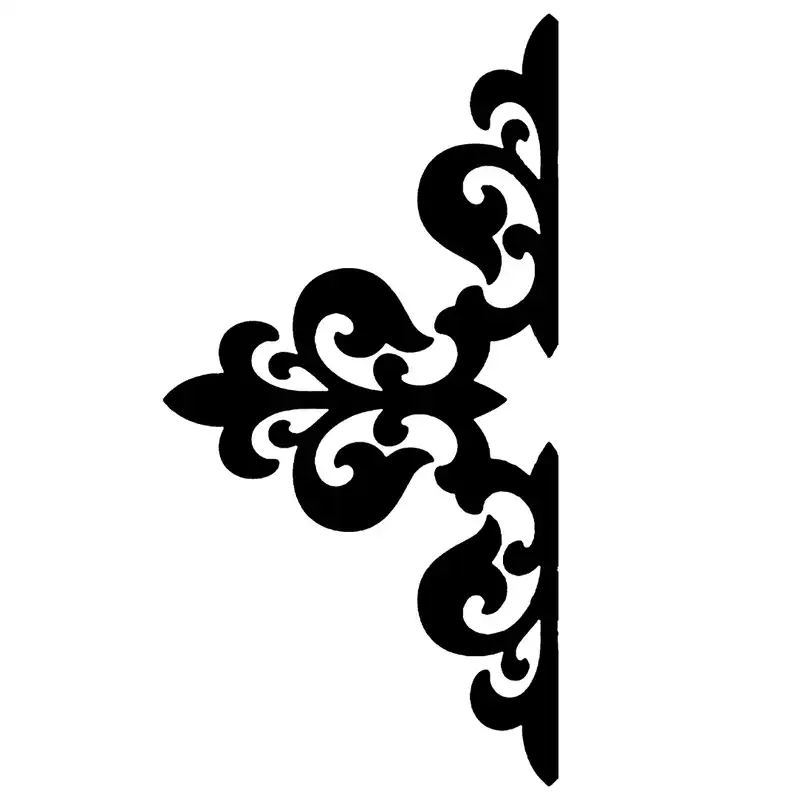 شابلون باتیس آرت طرح حاشیه کد 50-462