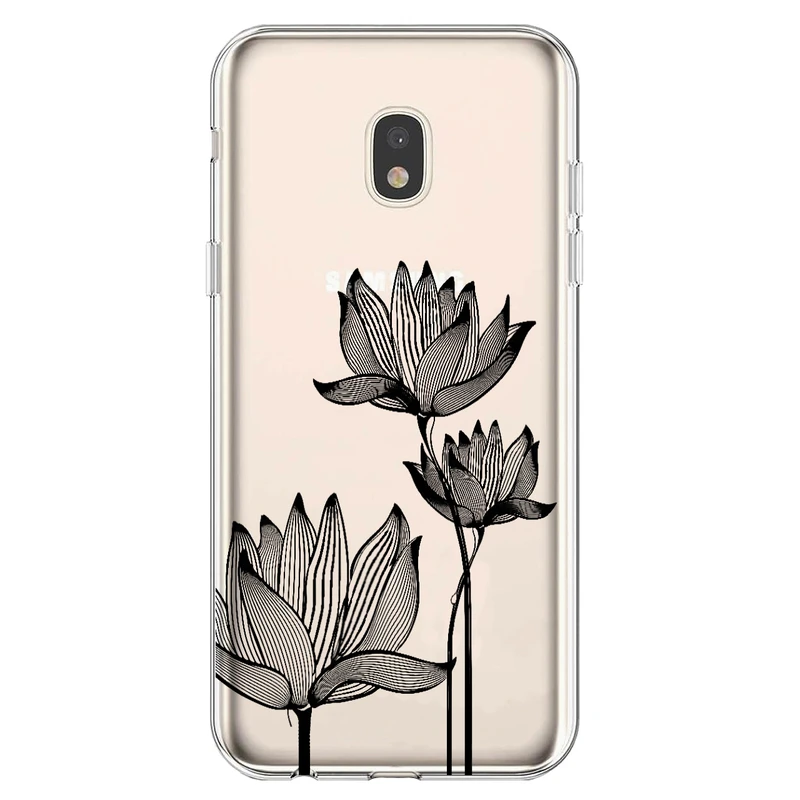 کاور مگافون طرح گل مدل C47-B مناسب برای گوشی موبایل سامسونگ Galaxy J7 Pro / J730