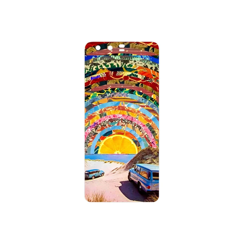 برچسب پوششی ماهوت مدل Collage of Orange Sky مناسب برای گوشی موبایل هوآوی P10