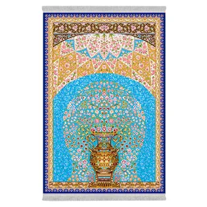 فرش پارچه‌ای دفه مدل فرشینه طرح مدرن کد 8055