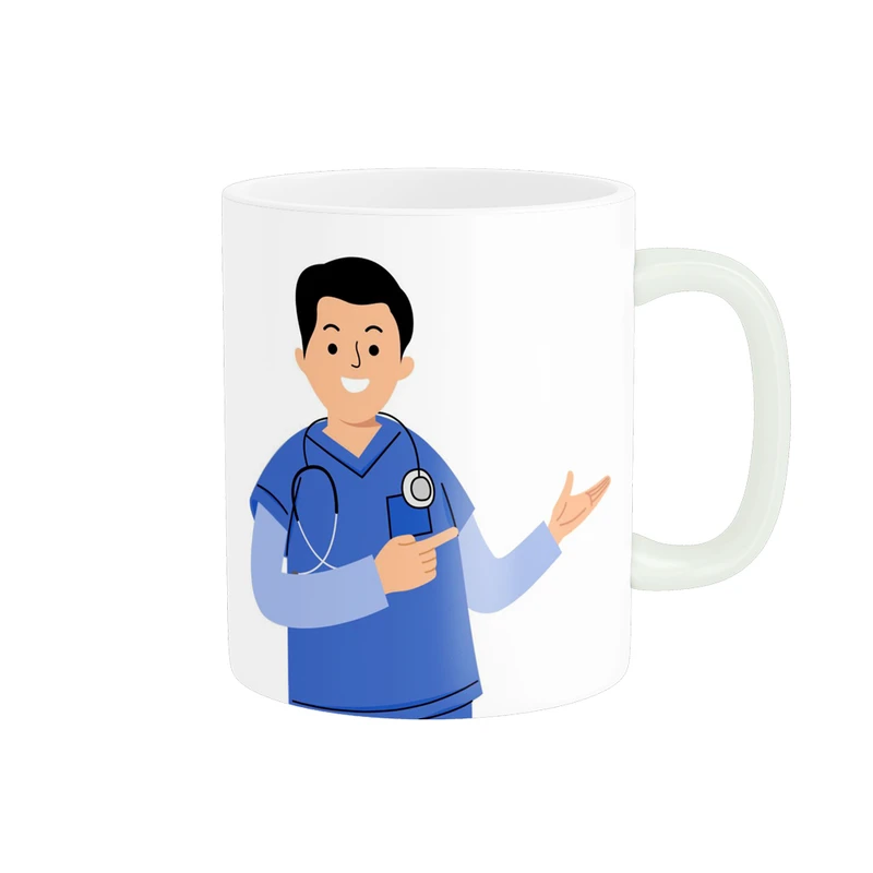 ماگ پادآفرین مدل روز پرستار مبارک کد p1730